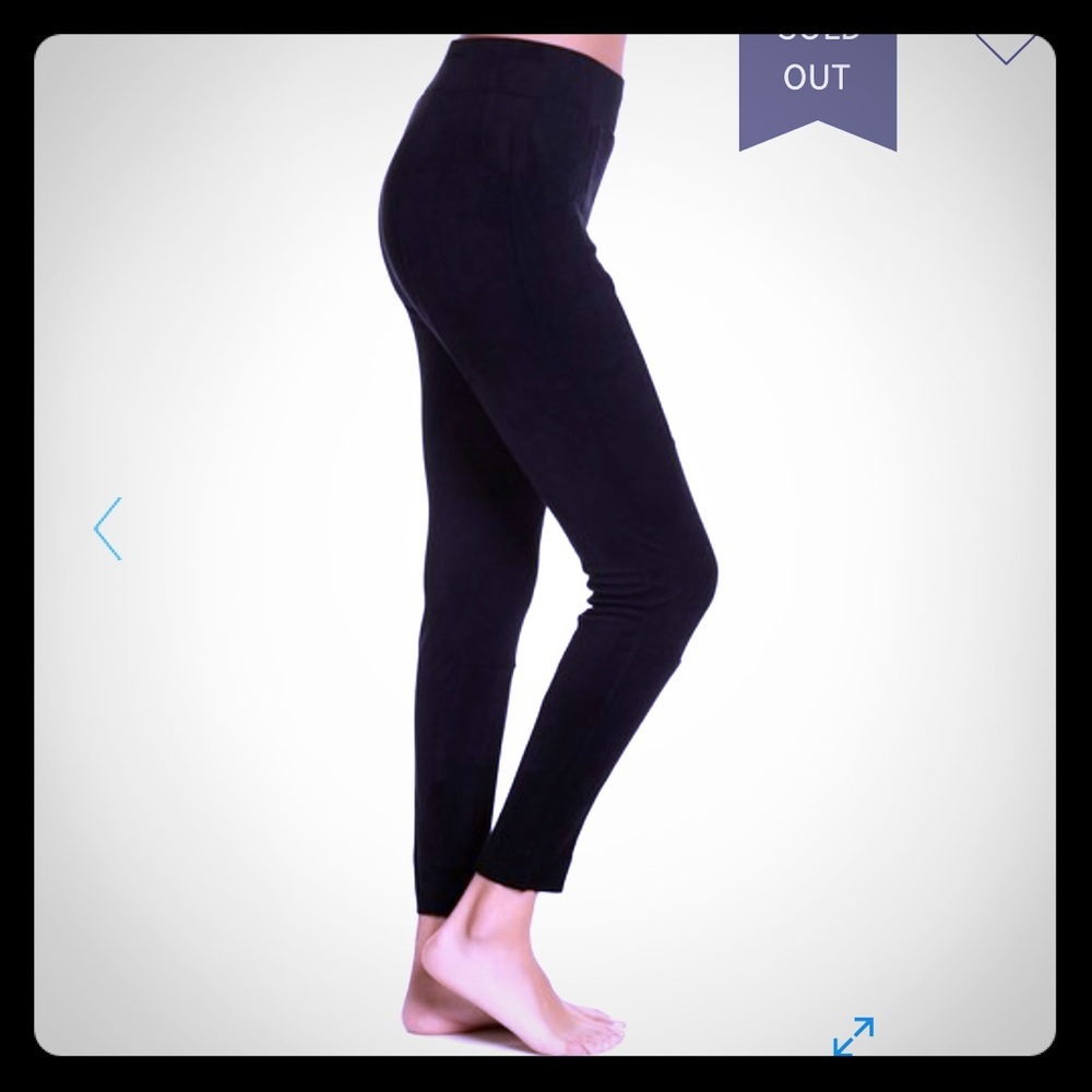 Melrose and Market Faux suede leggings size Small